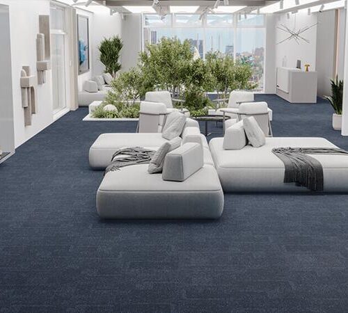 Carpete Modular Trends: Durabilidade, Saúde e Estilo para Ambientes Corporativos