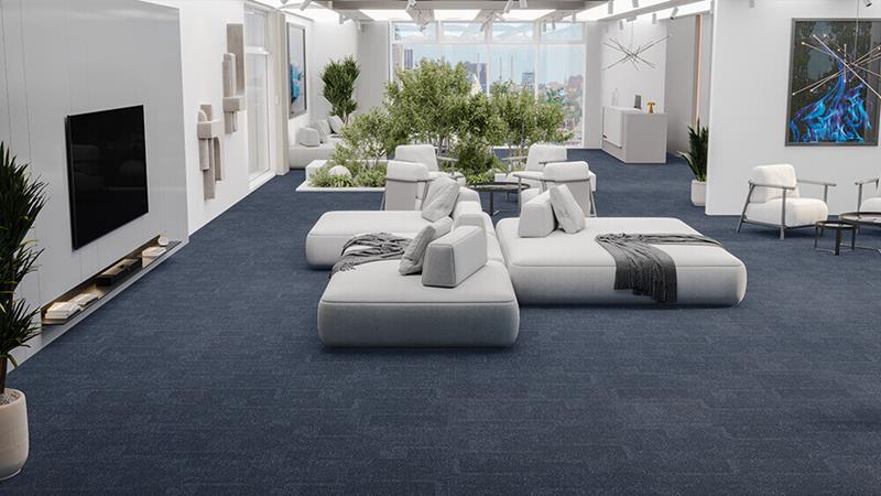 Carpete Modular Trends: Durabilidade, Saúde e Estilo para Ambientes Corporativos